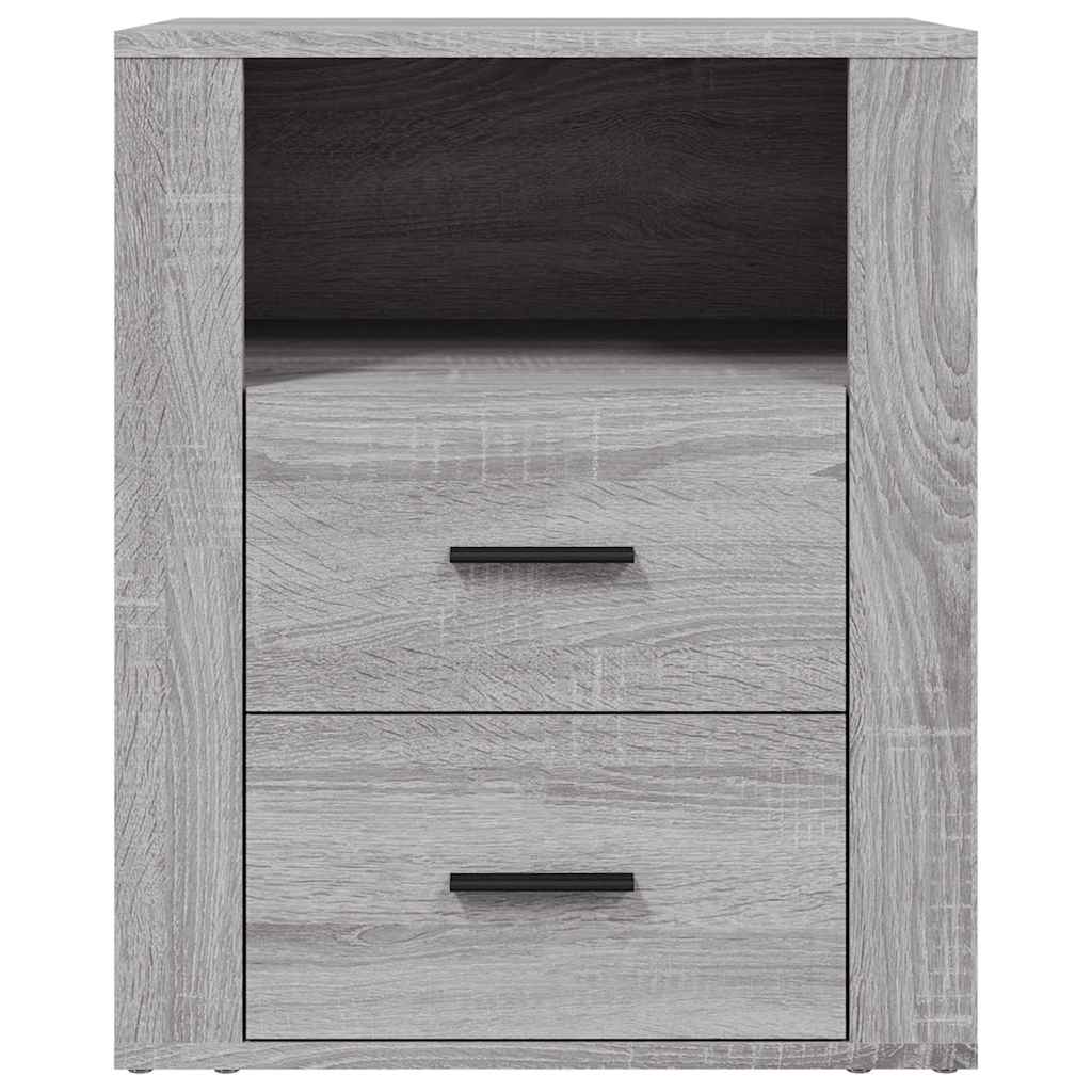 Bedside Cabinet Grey Sonoma 50x36x60 cm Engineered Wood
