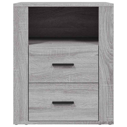 Bedside Cabinet Grey Sonoma 50x36x60 cm Engineered Wood