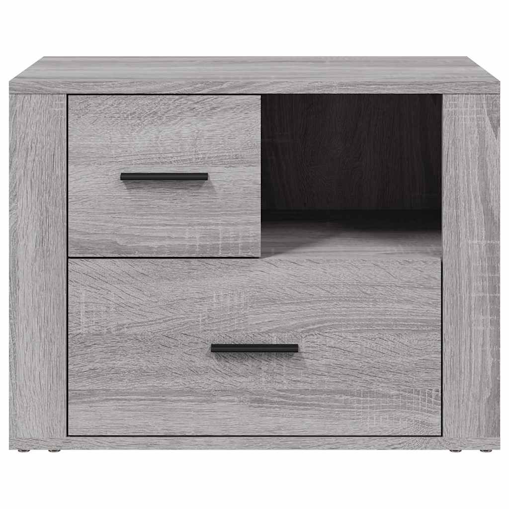 Bedside Cabinet Grey Sonoma 60x36x45 cm Engineered Wood