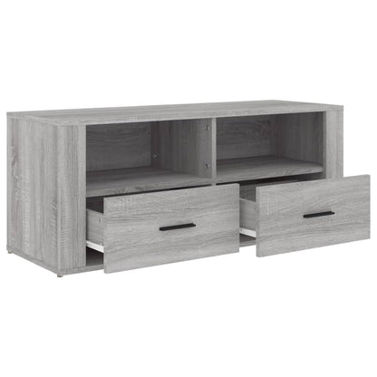 TV Cabinet Grey Sonoma 100x35x40 cm Engineered Wood