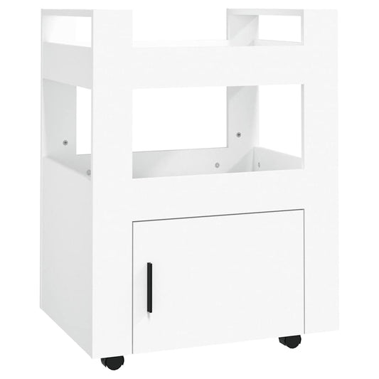 Kitchen Trolley White 60x45x80 cm Engineered Wood
