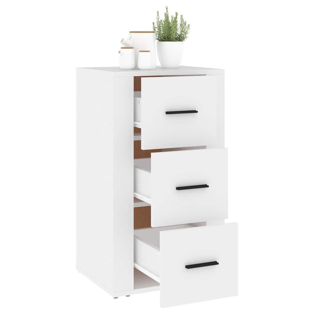 Sideboard White 40x33x70 cm Engineered Wood