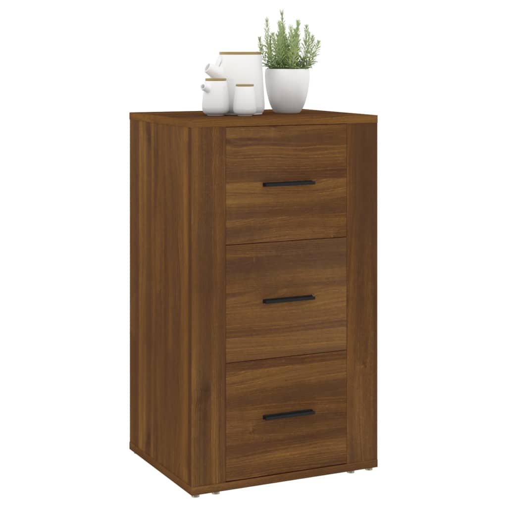 Sideboard Brown Oak 40x33x70 cm Engineered Wood
