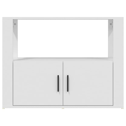 Sideboard White 80x30x60 cm Engineered Wood