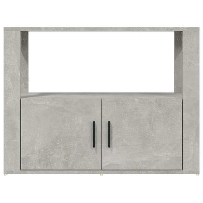 Sideboard Concrete Grey 80x30x60 cm Engineered Wood