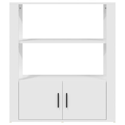 Sideboard White 80x30x90 cm Engineered Wood