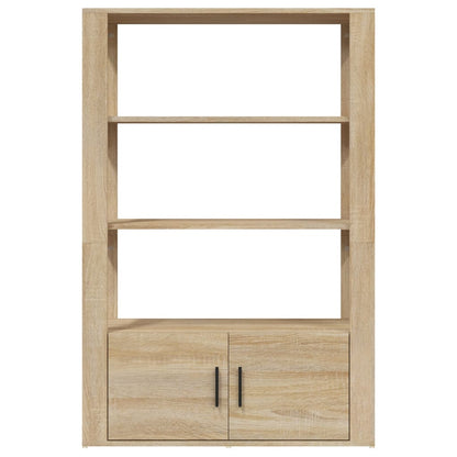 Sideboard Sonoma Oak 80x30x119.5 cm Engineered Wood
