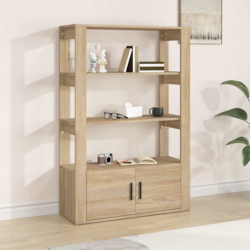 Sideboard Sonoma Oak 80x30x119,5 cm Engineered Wood