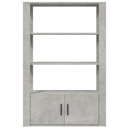 Sideboard Concrete Grey 80x30x119,5 cm Engineered Wood