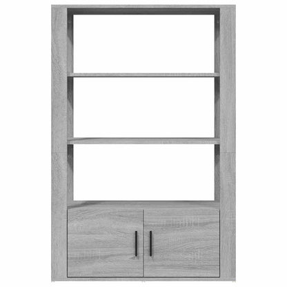 Sideboard Grey Sonoma 80x30x119,5 cm Engineered Wood