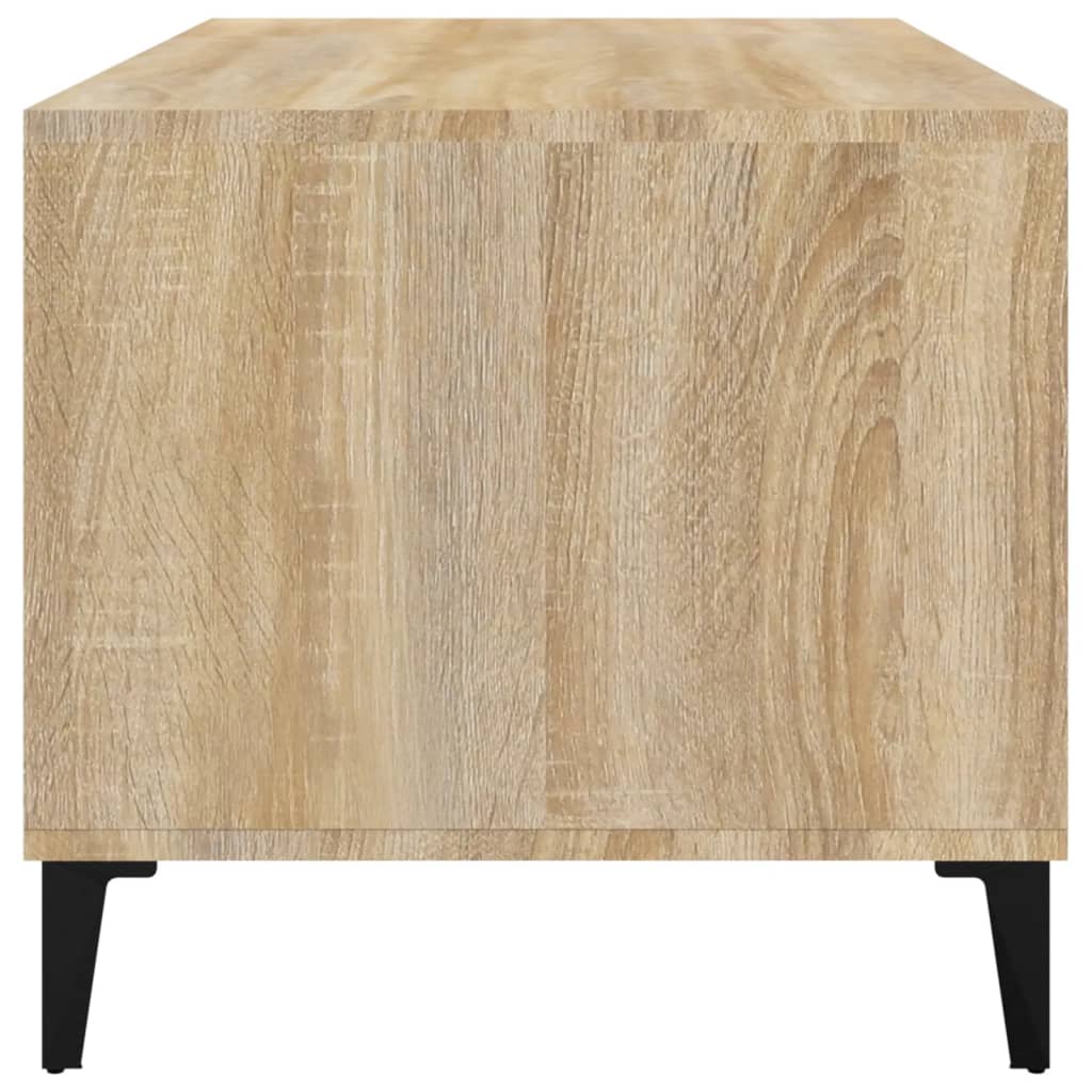 Coffee Table Sonoma Oak 90x49x45 cm Engineered Wood