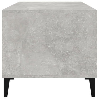 Coffee Table Concrete Grey 90x49x45 cm Engineered Wood