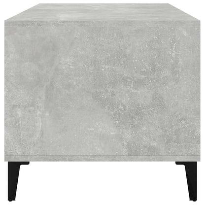 Coffee Table Concrete Grey 90x49x45 cm Engineered Wood