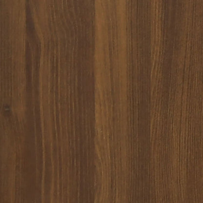 Shoe Cabinet Brown Oak 102x36x60 cm Engineered Wood