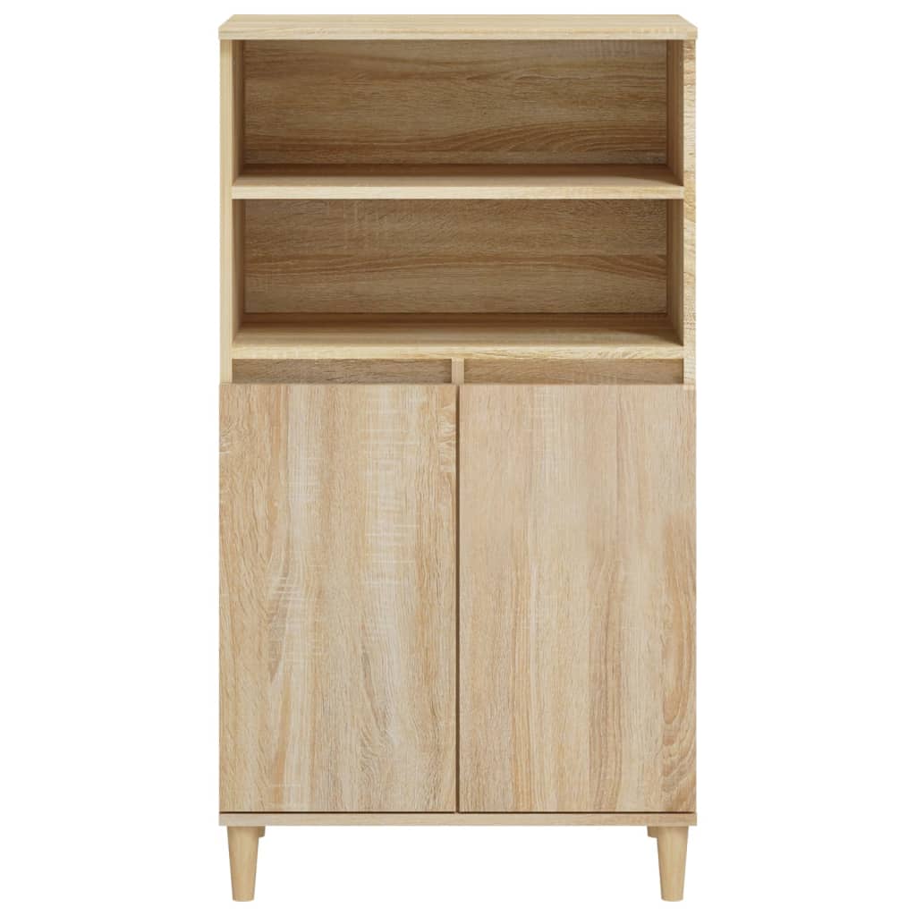 Highboard Sonoma Oak 60x36x110 cm Engineered Wood