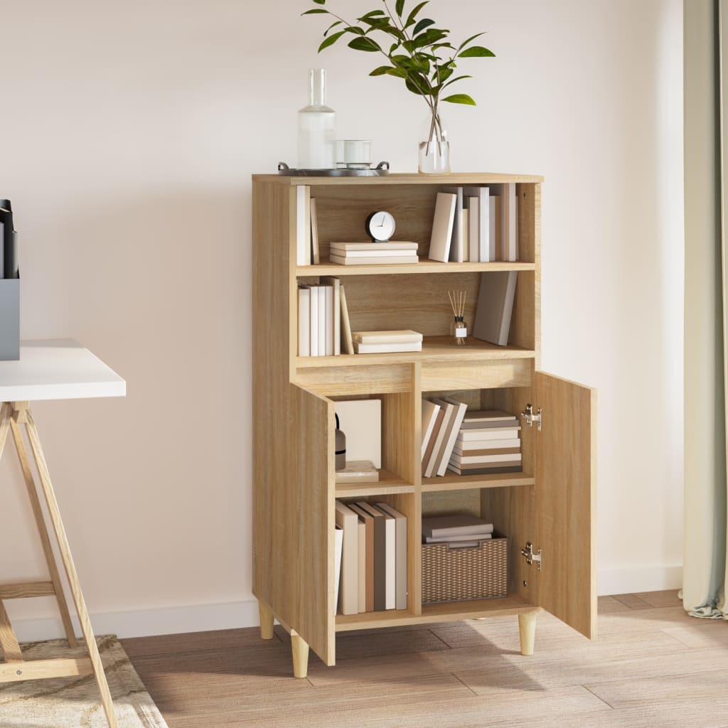 Highboard Sonoma Oak 60x36x110 cm Engineered Wood