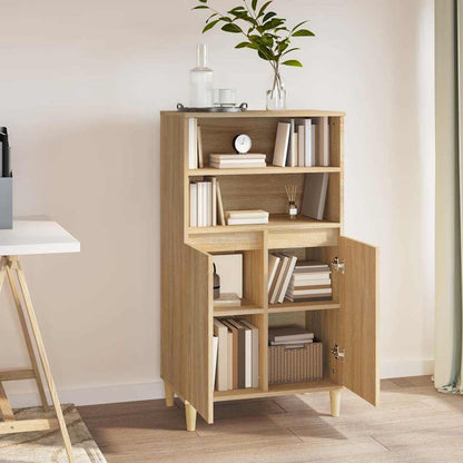 Highboard Sonoma Oak 60x36x110 cm Engineered Wood