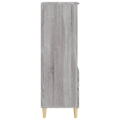 Highboard Grey Sonoma 40x36x110 cm Engineered Wood