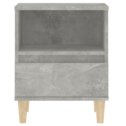 Bedside Cabinets 2 pcs Concrete Grey 40x35x50 cm