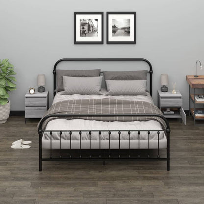 Bedside Cabinets 2 pcs Grey Sonoma 40x35x50 cm