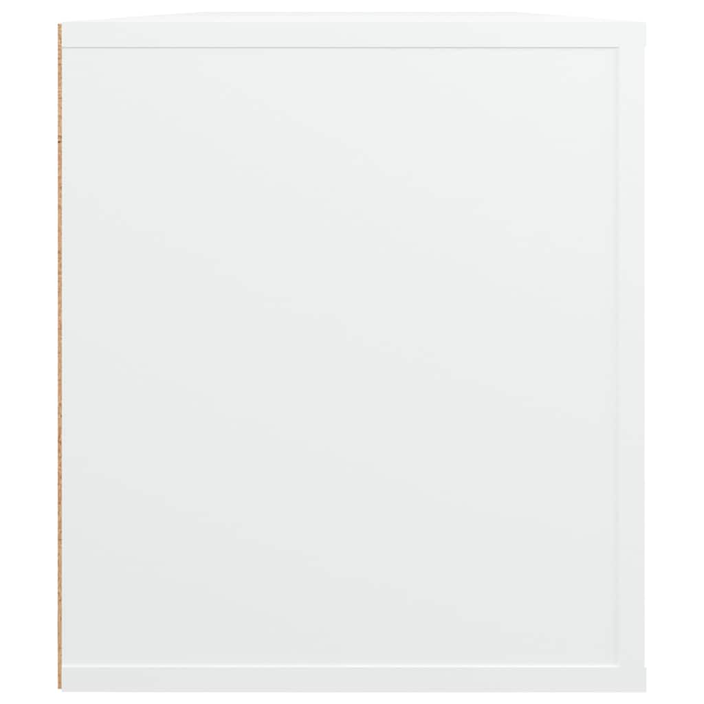 TV Cabinet White 100x35x40 cm Engineered Wood
