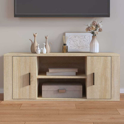 TV Cabinet Sonoma Oak 100x35x40 cm Engineered Wood