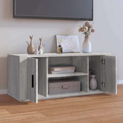 TV Cabinet Grey Sonoma 100x35x40 cm Engineered Wood
