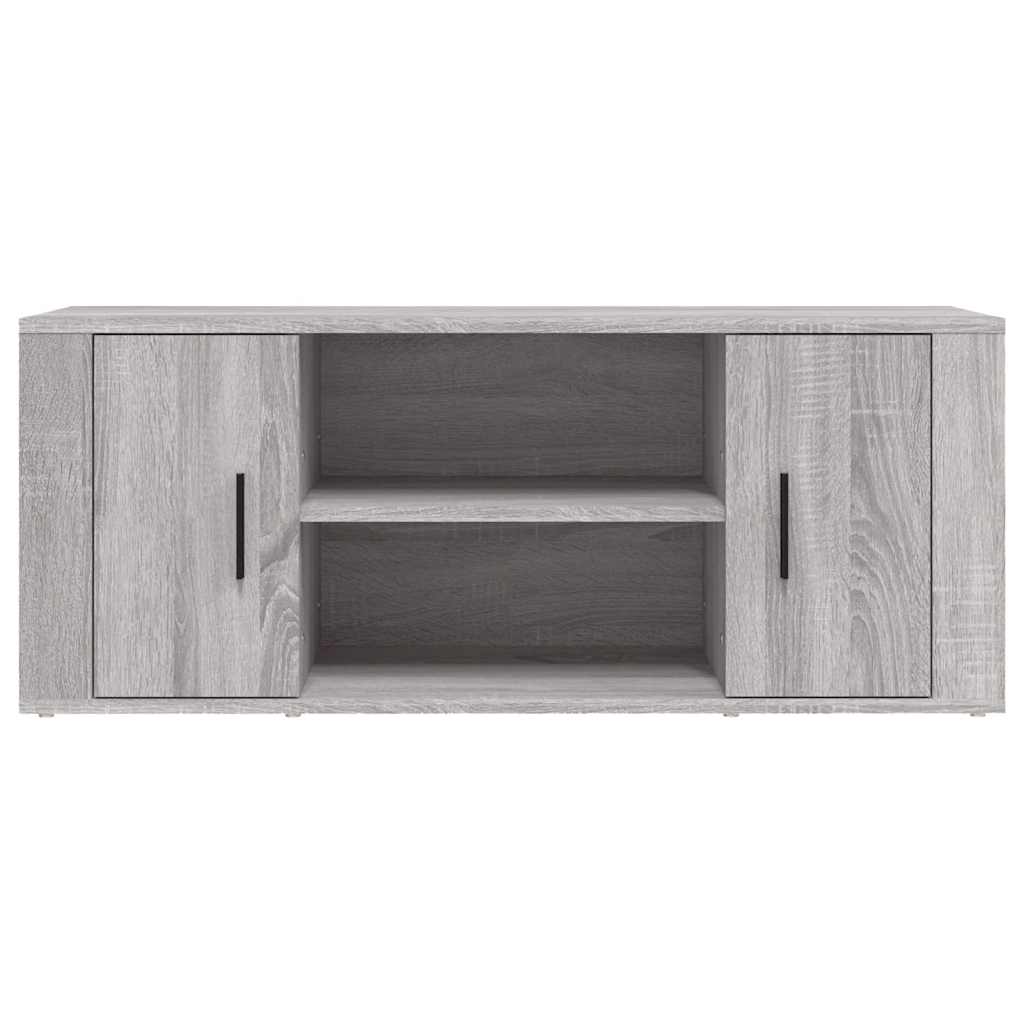 TV Cabinet Grey Sonoma 100x35x40 cm Engineered Wood
