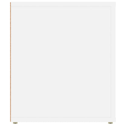 TV Cabinet White 100x35x40 cm Engineered Wood