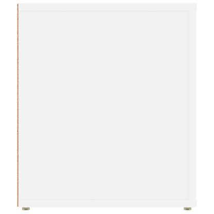 TV Cabinet White 100x35x40 cm Engineered Wood