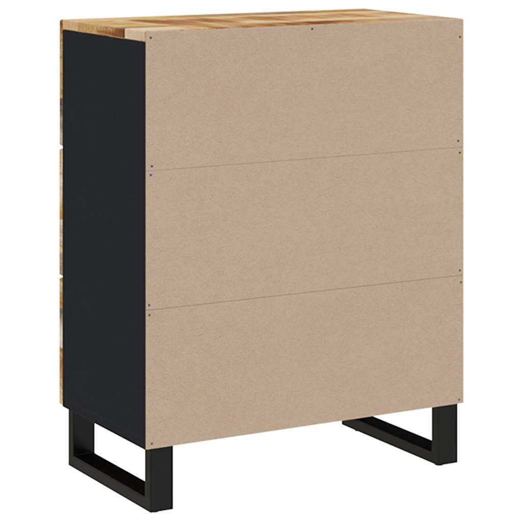 Sideboards 2 pcs 60x33x75 cm Rough Mango Wood