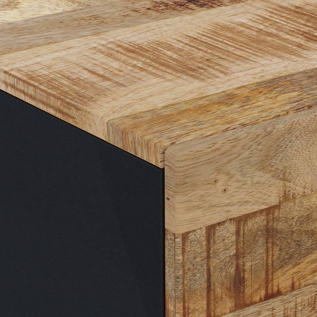 Sideboards 2 pcs 60x33x75 cm Rough Mango Wood
