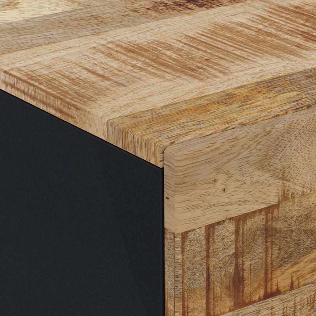 Sideboards 2 pcs 60x33x75 cm Rough Mango Wood
