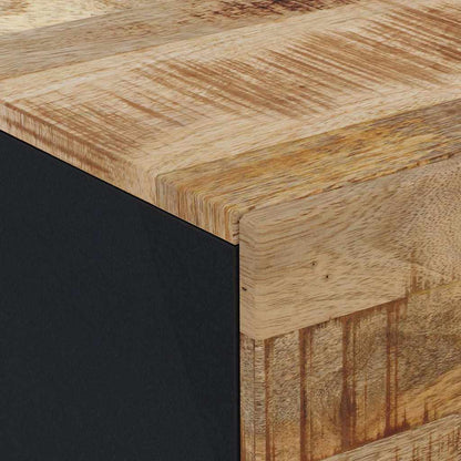Sideboards 2 pcs 60x33x75 cm Rough Mango Wood