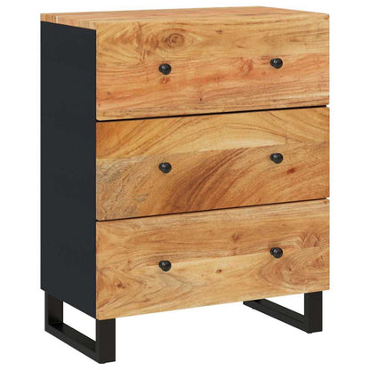 Sideboards 2 pcs 60x33x75 cm Solid Wood Acacia