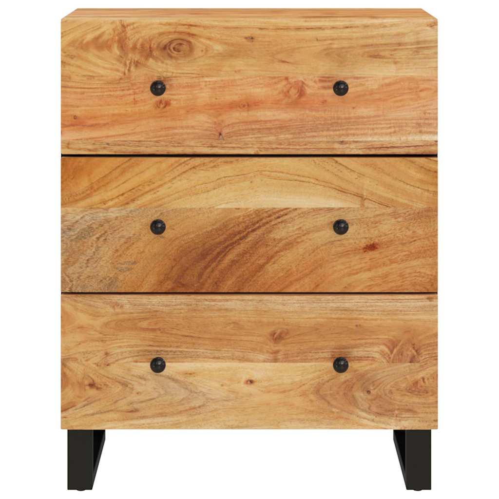 Sideboards 2 pcs 60x33x75 cm Solid Wood Acacia