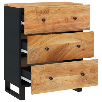 Sideboards 2 pcs 60x33x75 cm Solid Wood Acacia