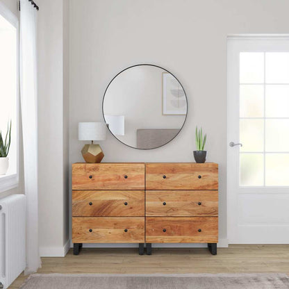 Sideboards 2 pcs 60x33x75 cm Solid Wood Acacia