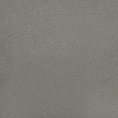 Box Spring Bed Frame Light Grey Full Velvet (US Only)