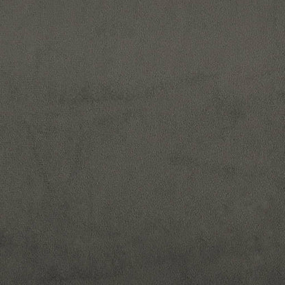 Box Spring Bed Frame Dark Grey Velvet (US/AU Only)