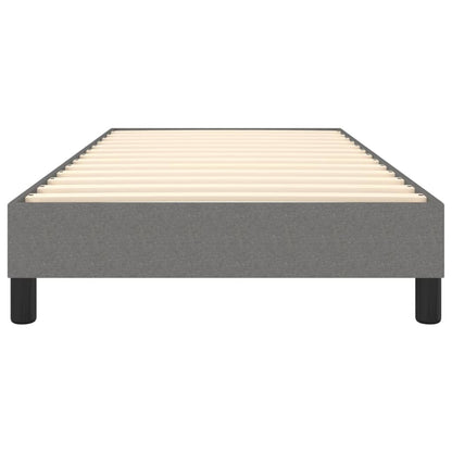 Box Spring Bed Frame Dark Grey Single Fabric (UK/IE/FI/NO only)