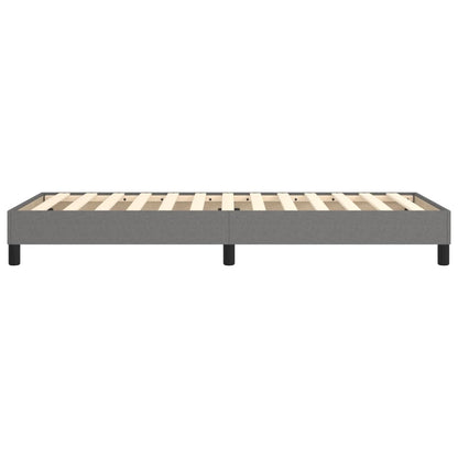 Box Spring Bed Frame Dark Grey Single Fabric (UK/IE/FI/NO only)