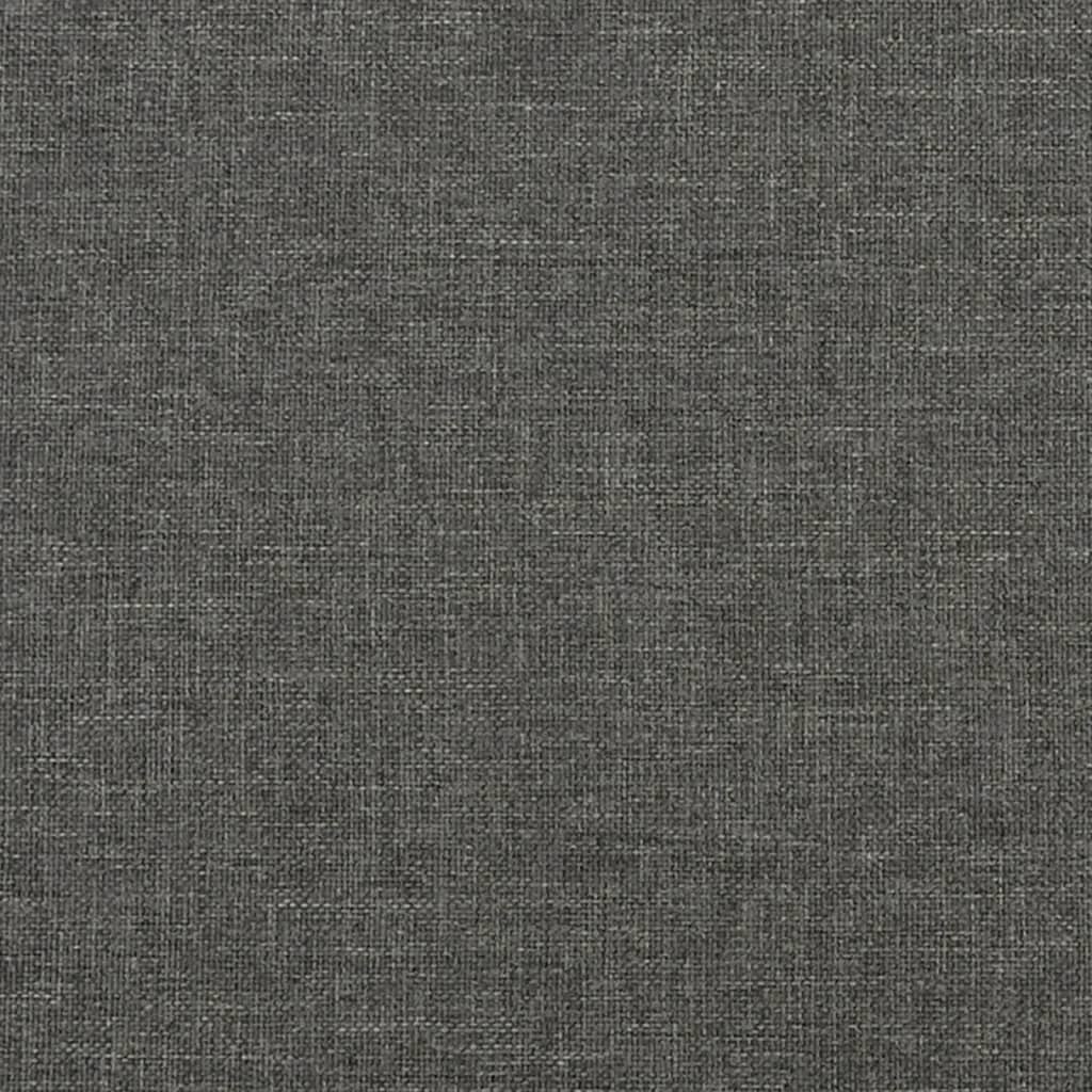 Box Spring Bed Frame Dark Grey Single Fabric (UK/IE/FI/NO only)
