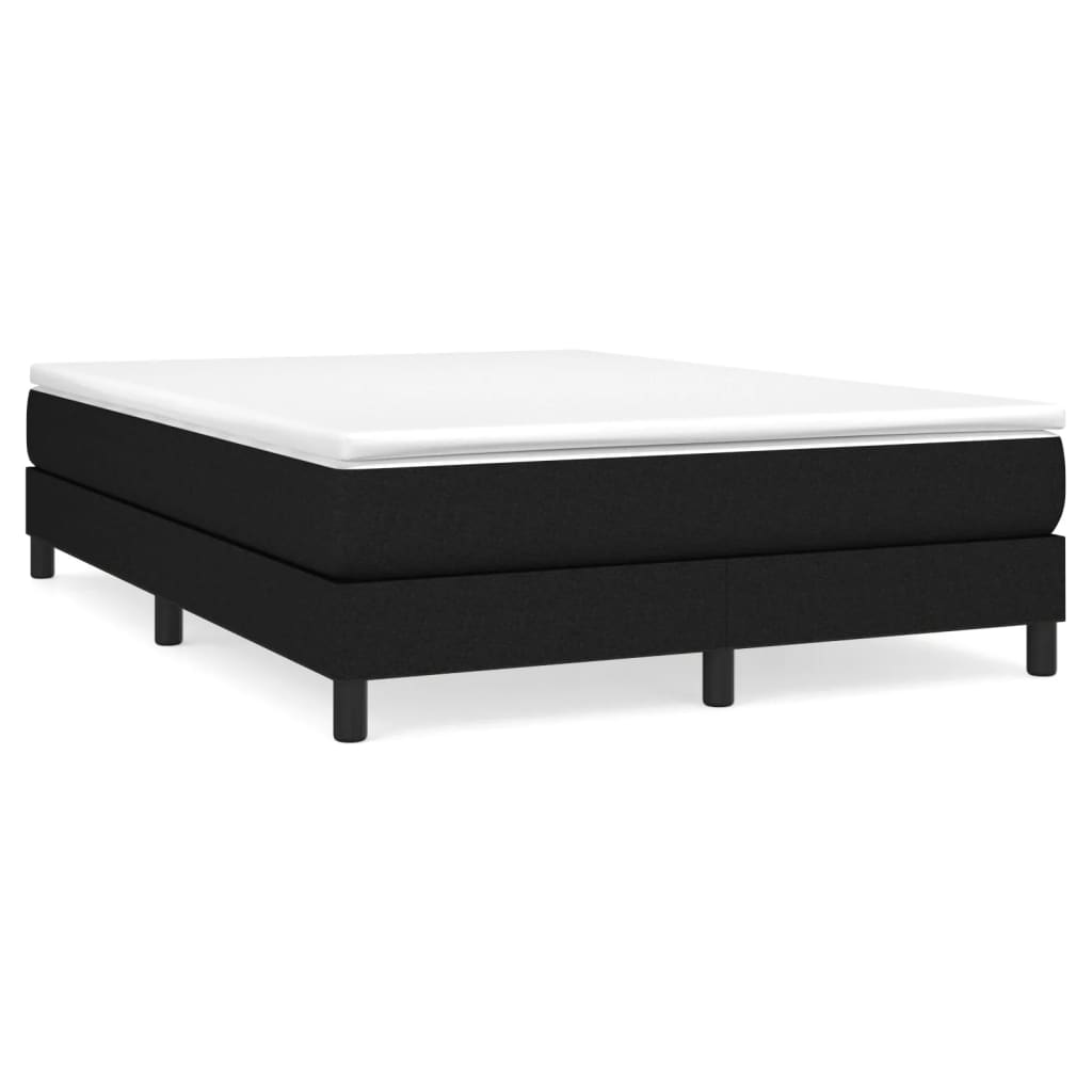 Box Spring Bed Frame Black Double Fabric (UK/IE/FI/NO only)
