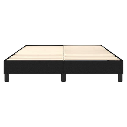 Box Spring Bed Frame Black Double Fabric (UK/IE/FI/NO only)