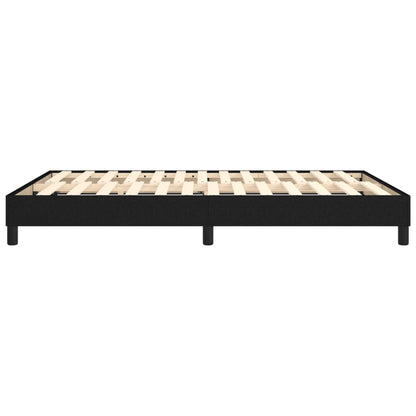 Box Spring Bed Frame Black Double Fabric (UK/IE/FI/NO only)