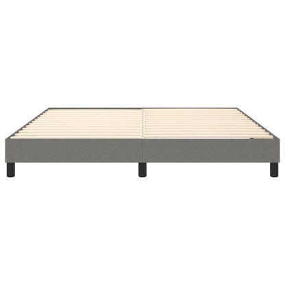 Box Spring Bed Frame Dark Grey Super King Fabric (UK/IE/FI/NO only)