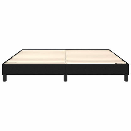 Box Spring Bed Frame Black Super King Fabric (UK/IE/FI/NO only)