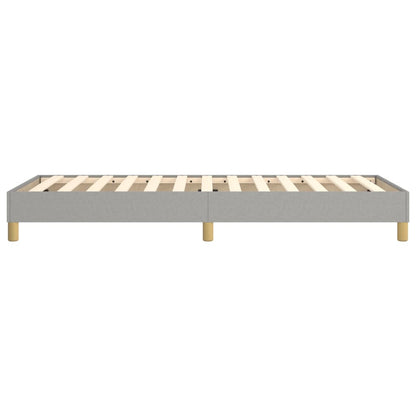 Box Spring Bed Frame Light Grey Single Fabric (UK/IE/FI/NO only)
