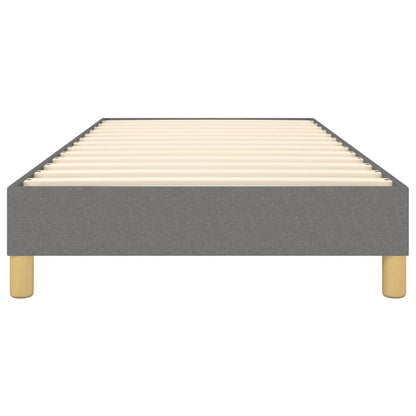 Box Spring Bed Frame Dark Grey Single Fabric (UK/IE/FI/NO only)